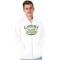 thumbnail image 1 of Gardener Plant Manager Garden Hobby Unisex Fleece Graphic Zip Up Hoodie Brisco Brands 4X, 1 of 5