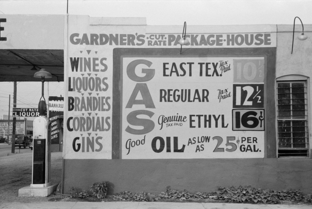 Waco Advertisement. Sign Example Gardener'S Cut Rate Package House Sign Advertising Alcoholic Beverages ...