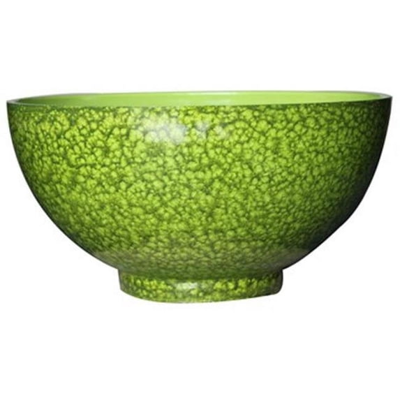 Gardener Select 13 in. Bowl Bubbled Green Planter