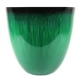 thumbnail image 1 of Gardener Select EPR18-205 Egg Planter Green Flower, 18 inch, 1 of 5