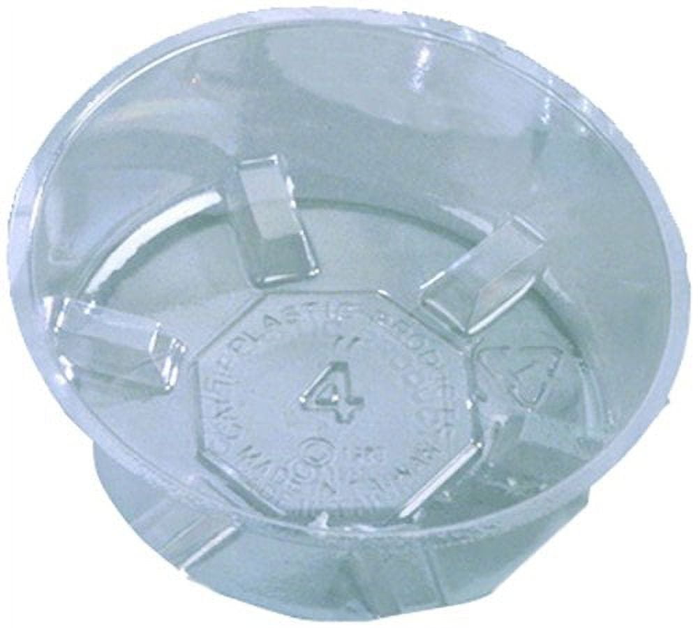 Gardener's Blue Ribbon 4 Inch 50-Pack Vinyl Plant Saucers VS4BULK ...