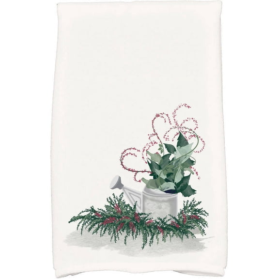 Gardener's Holiday Delight Geometric Print Hand Towel