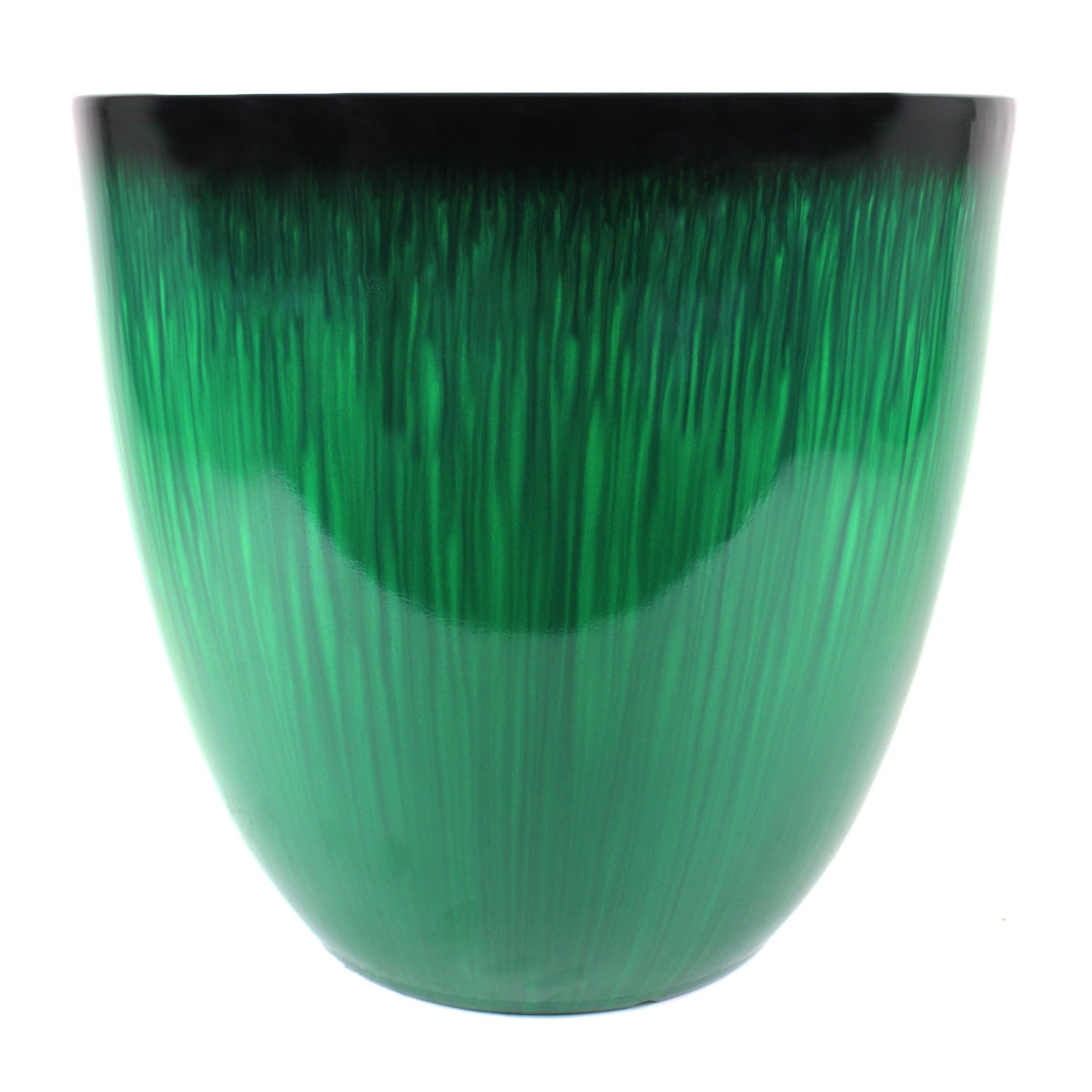 Gardener's Select Large Egg Shaped Planter, Green 12"