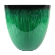 Gardener's Select Large Egg Shaped Planter, Green 12"