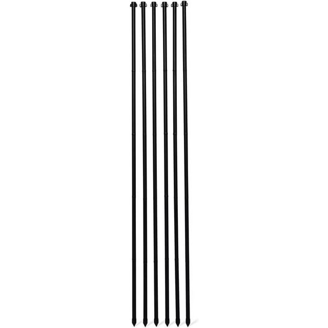 Gardener's Supply Company 5 Fence Stakes with Clips, Set of 6