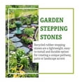 Gardener's Supply Company Flagstone Recycled Rubber Stepping Stone For
