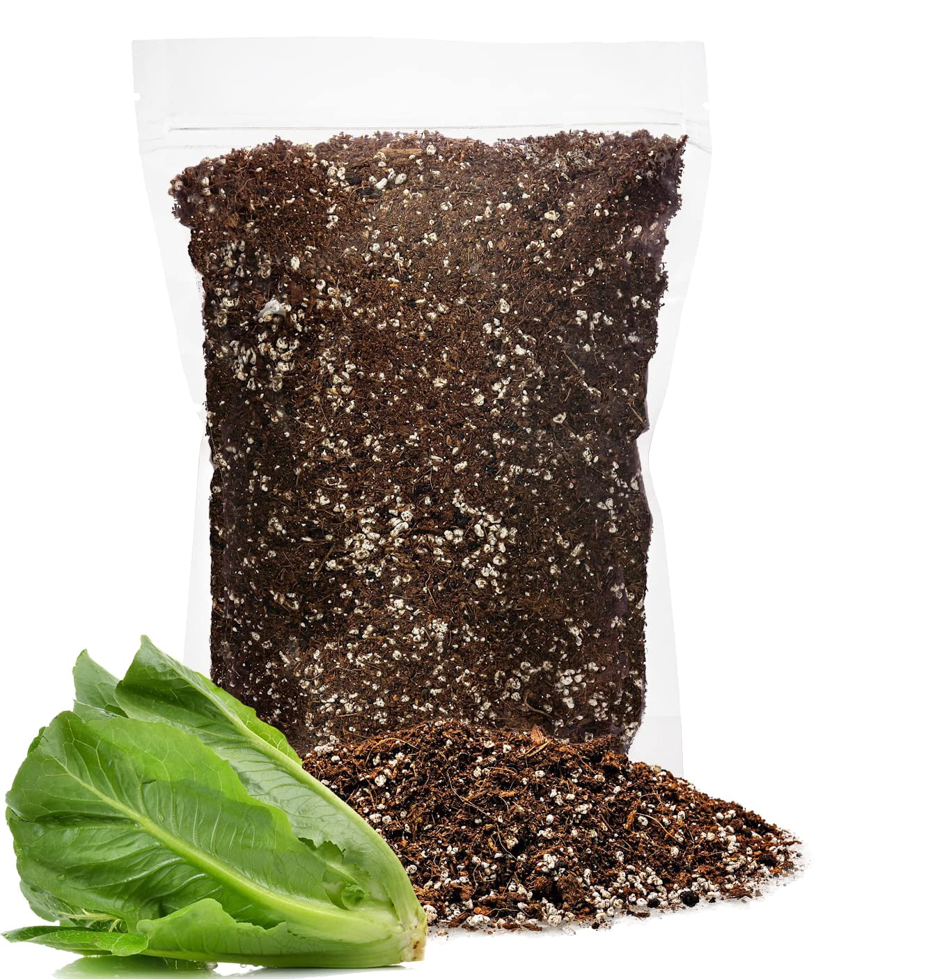 ⭐ Gardenera Labs Lettuce Potting Mix - Premium Organic Soil for Growing Crunchy and Fresh Lettuce - 5 QUART