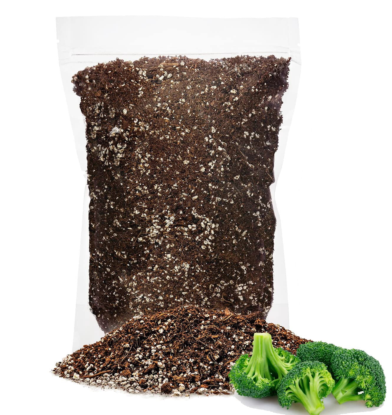 Gardenera Labs Premium Organic Potting Soil for Broccoli - (4 Quart Bag)