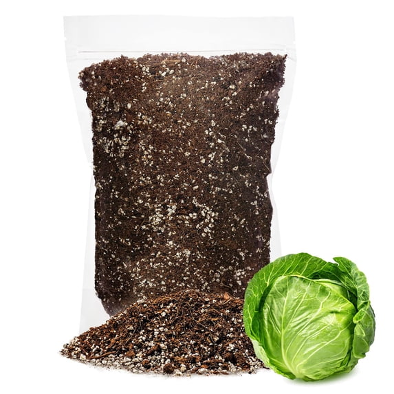 Gardenera Labs Premium Organic Potting Soil for Cabbage - (2 Quart Bag)