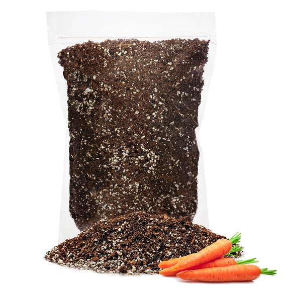Gardenera Labs Premium Organic Potting Soil for Carrots - (5 Quart Bag)