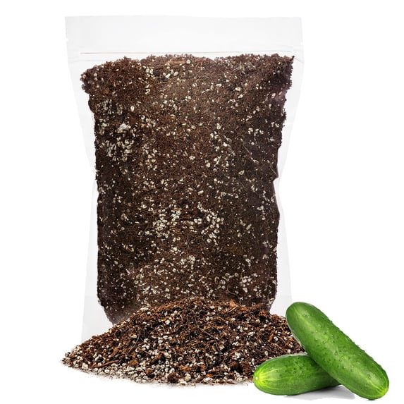 Gardenera Labs Premium Organic Potting Soil for Cucumbers - (3 Quart Bag)