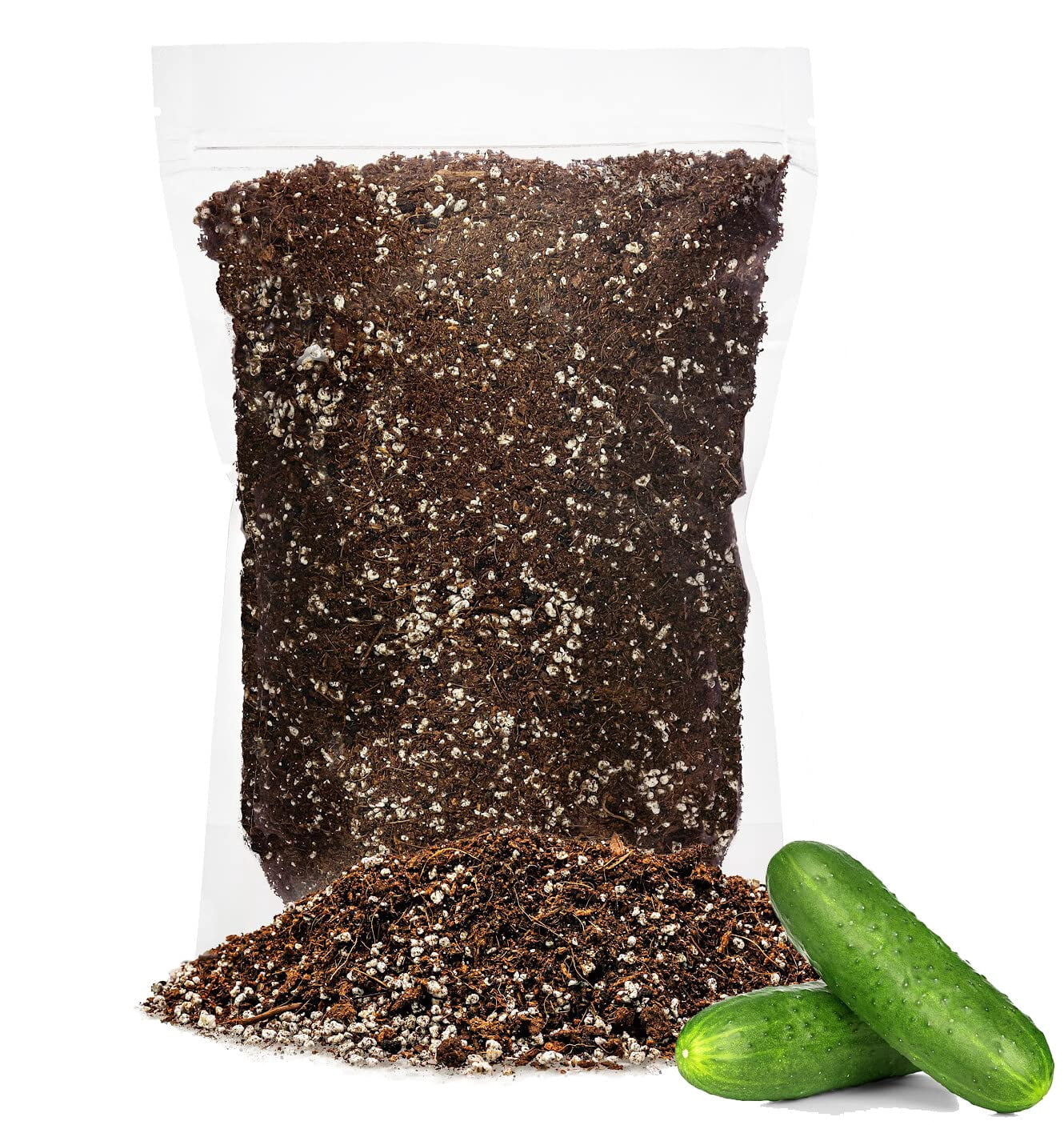 Gardenera Labs Premium Organic Potting Soil for Cucumbers - (5 Quart Bag)