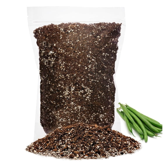 Gardenera Labs Premium Organic Potting Soil for Green Beans - (1 Quart Bag)
