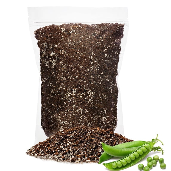Gardenera Labs Premium Organic Potting Soil for Peas - (4 Quart Bag)