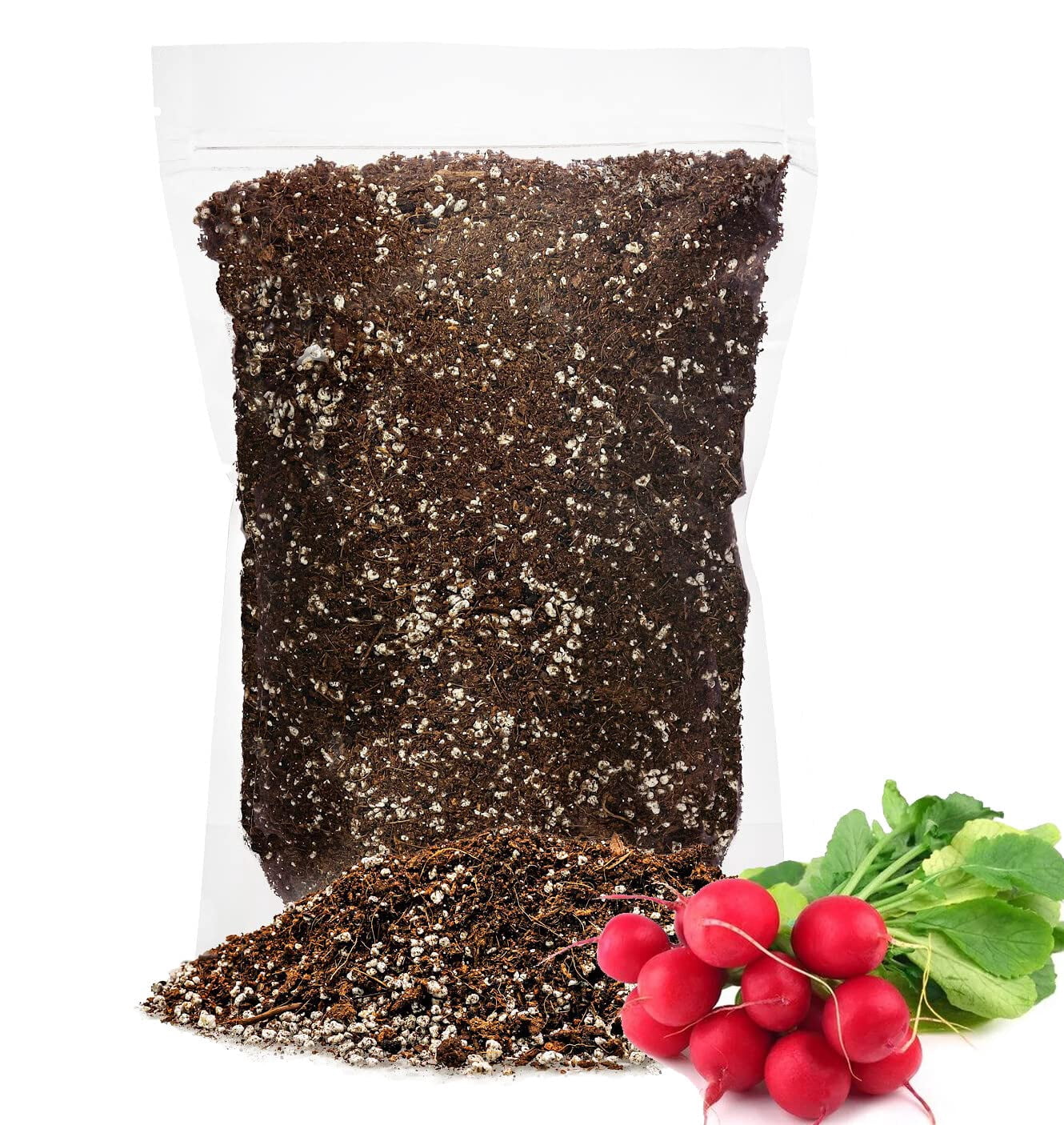 Gardenera Labs Premium Organic Potting Soil for Radish - (3 Quart Bag)