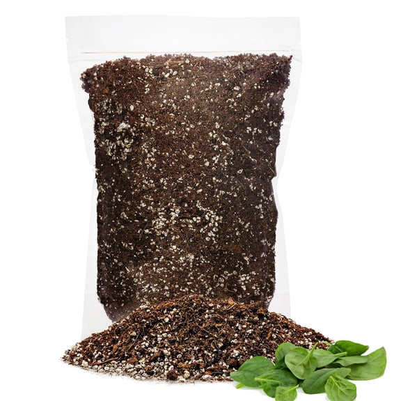 Gardenera Labs Premium Organic Potting Soil for Spinach - (1 Quart Bag)