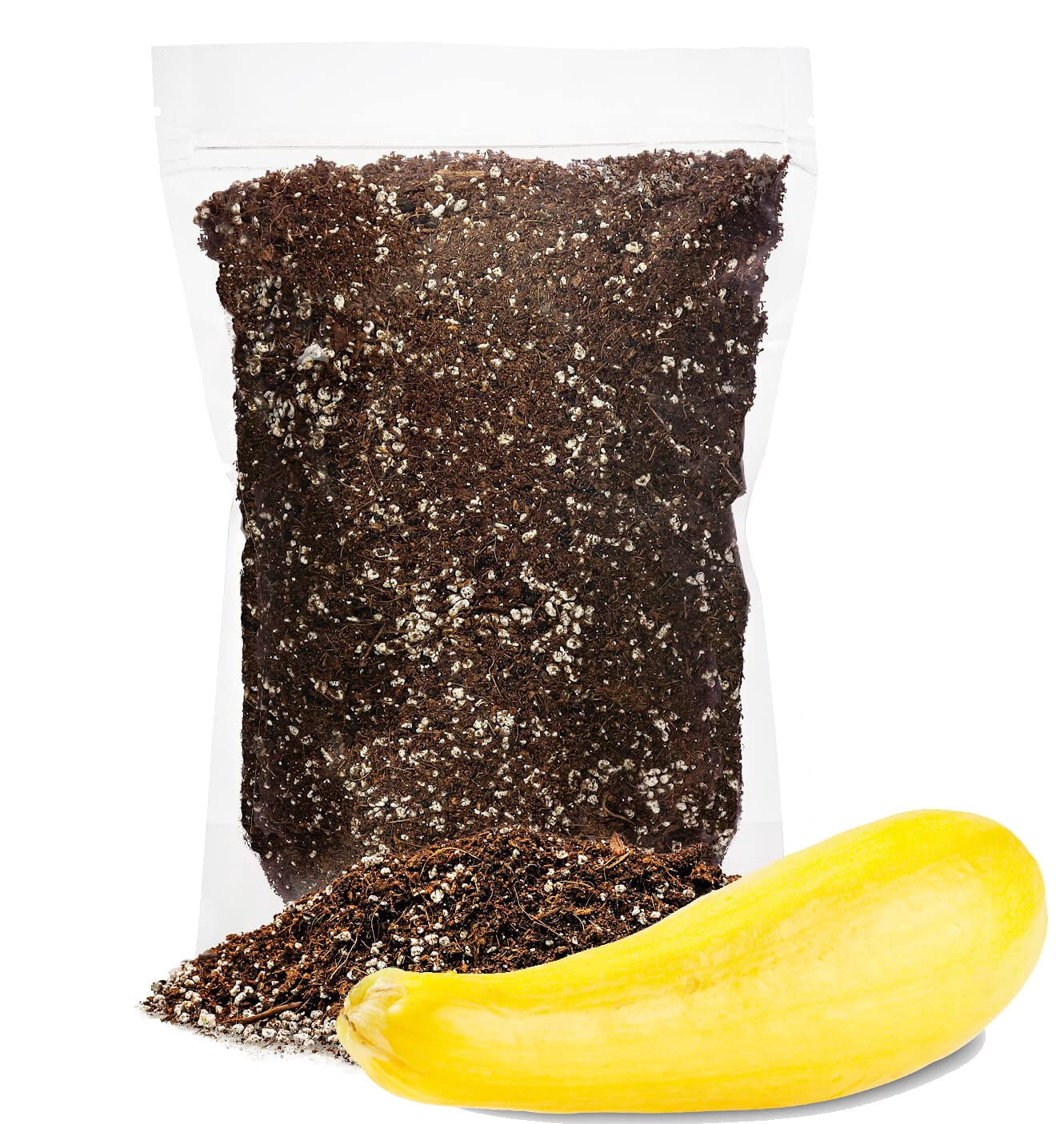 ⭐ Gardenera Labs Premium Organic Potting Soil for Squashes - (5 Quart Bag)
