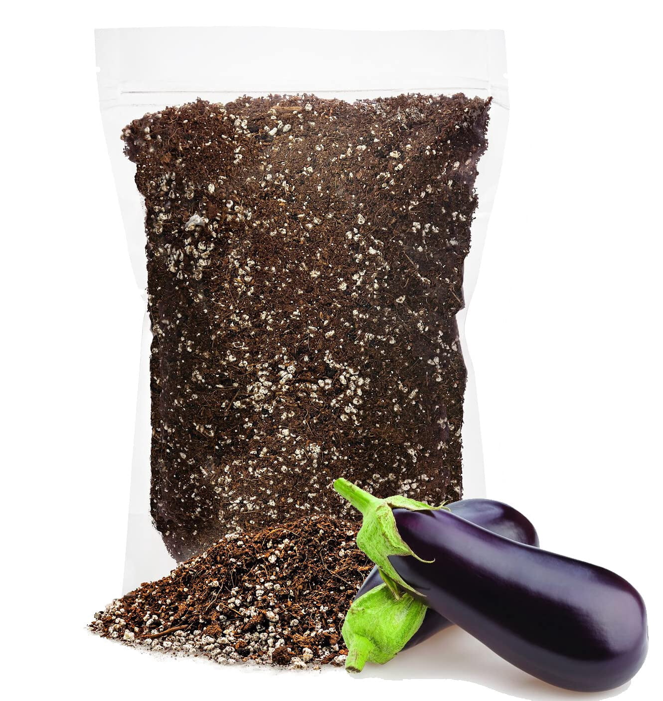 ⭐ Gardenera Labs Premium Potting Soil for Eggplants - Specially Formulated Blend for Bigger and Healthier Eggplants - 3 QUART