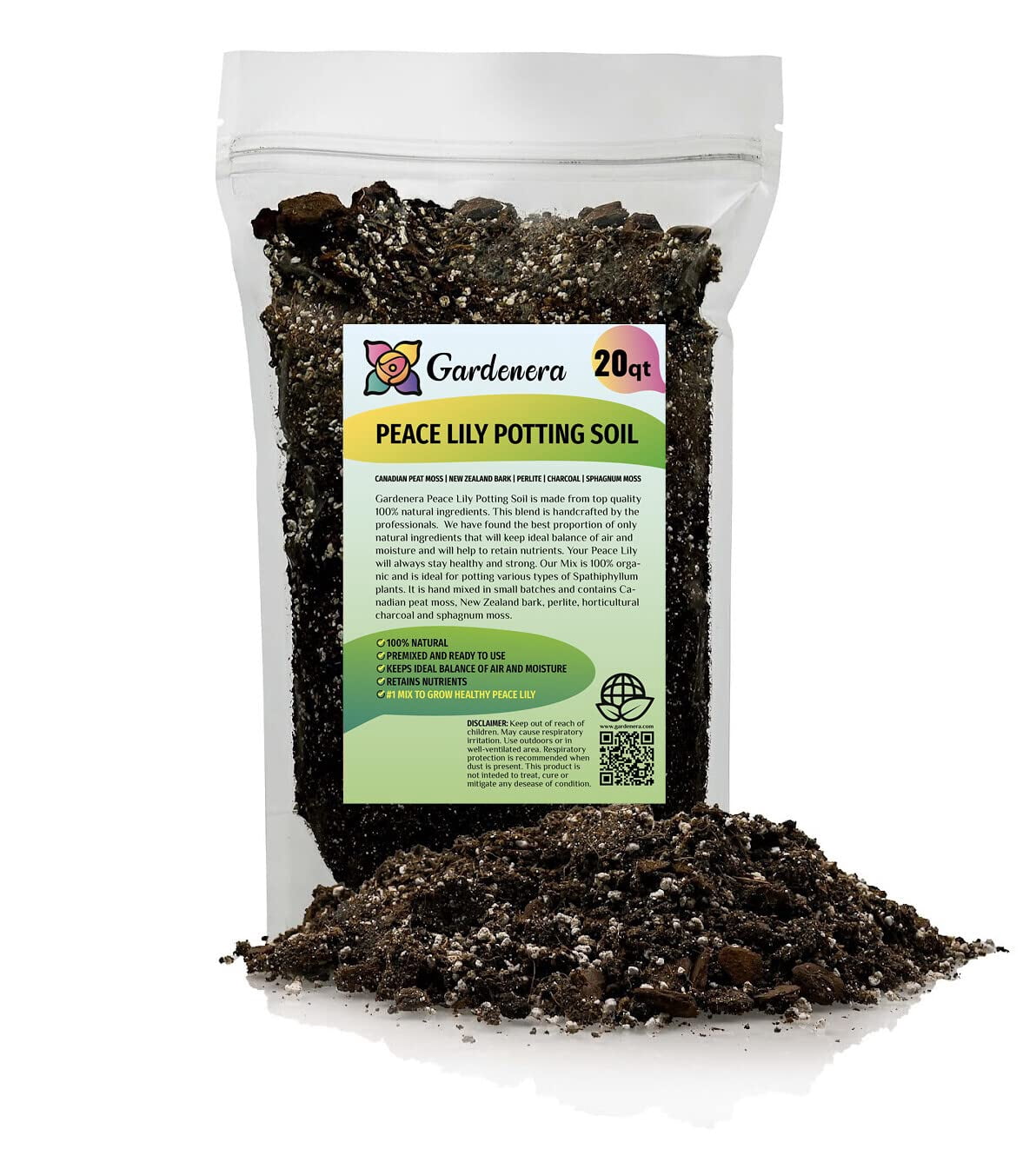Gardenera Labs's Premium Peace Lily Potting Mix The Perfect Growing ...