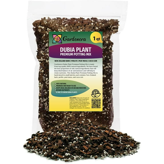 ⭐ Gardenera Monstera Dubia Soil Blend - Perfect Formulation for Optimal Growth and Development - 1 Quart