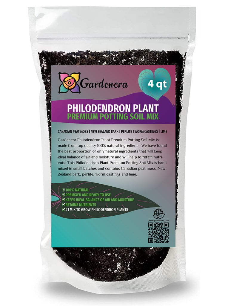 Gardenera Philodendron Planting Mix - Provide Your Plants with the Best  Soil Medium - 4 QUARTS - Walmart.com