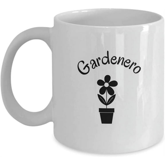 Gardenero Mug, Gardeners Coffee Cup, Gardening Mug for Grandpa or Grandma