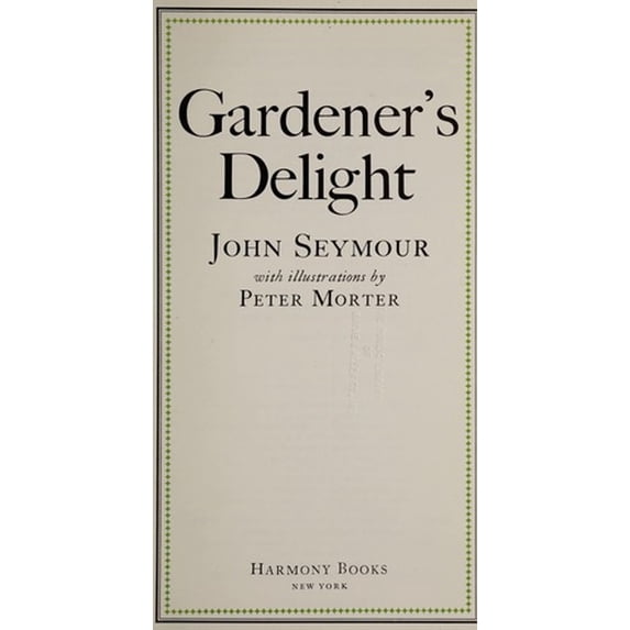Pre-Owned Gardener's Delight Paperback