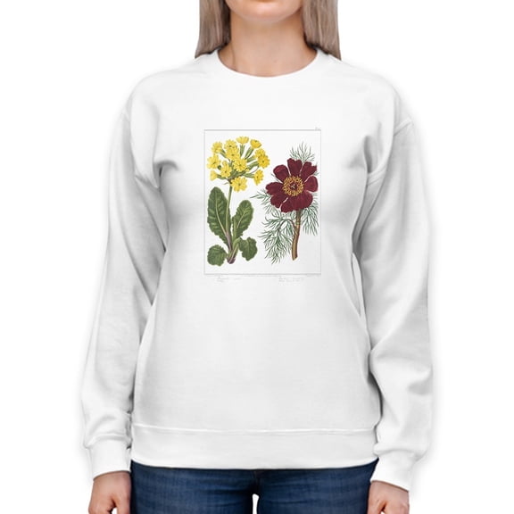 Gardeners Delight Sweatshirt Women -Sydenham Edwards Designs, Female Large