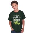 thumbnail image 1 of Funny Gardeners Make It Rain Humor Crewneck T Shirts Boy Girl Teen Brisco Brands XS, 1 of 6