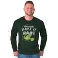 thumbnail image 1 of Funny Gardeners Make It Rain Humor Long Sleeve TShirt Men Women Brisco Brands S, 1 of 6
