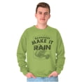 thumbnail image 1 of Funny Gardeners Make It Rain Humor Sweatshirt for Men or Women Brisco Brands 5X, 1 of 6