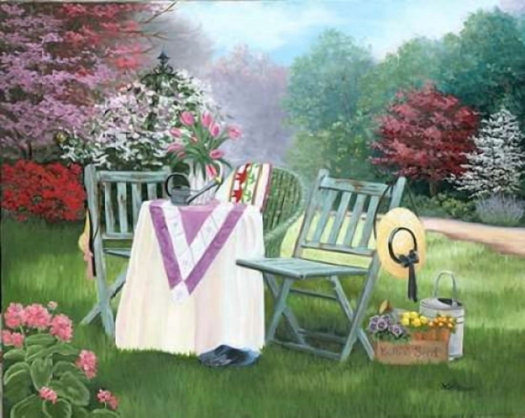 Gardeners Oasis Canvas Art - Julie Peterson (24 x 30)