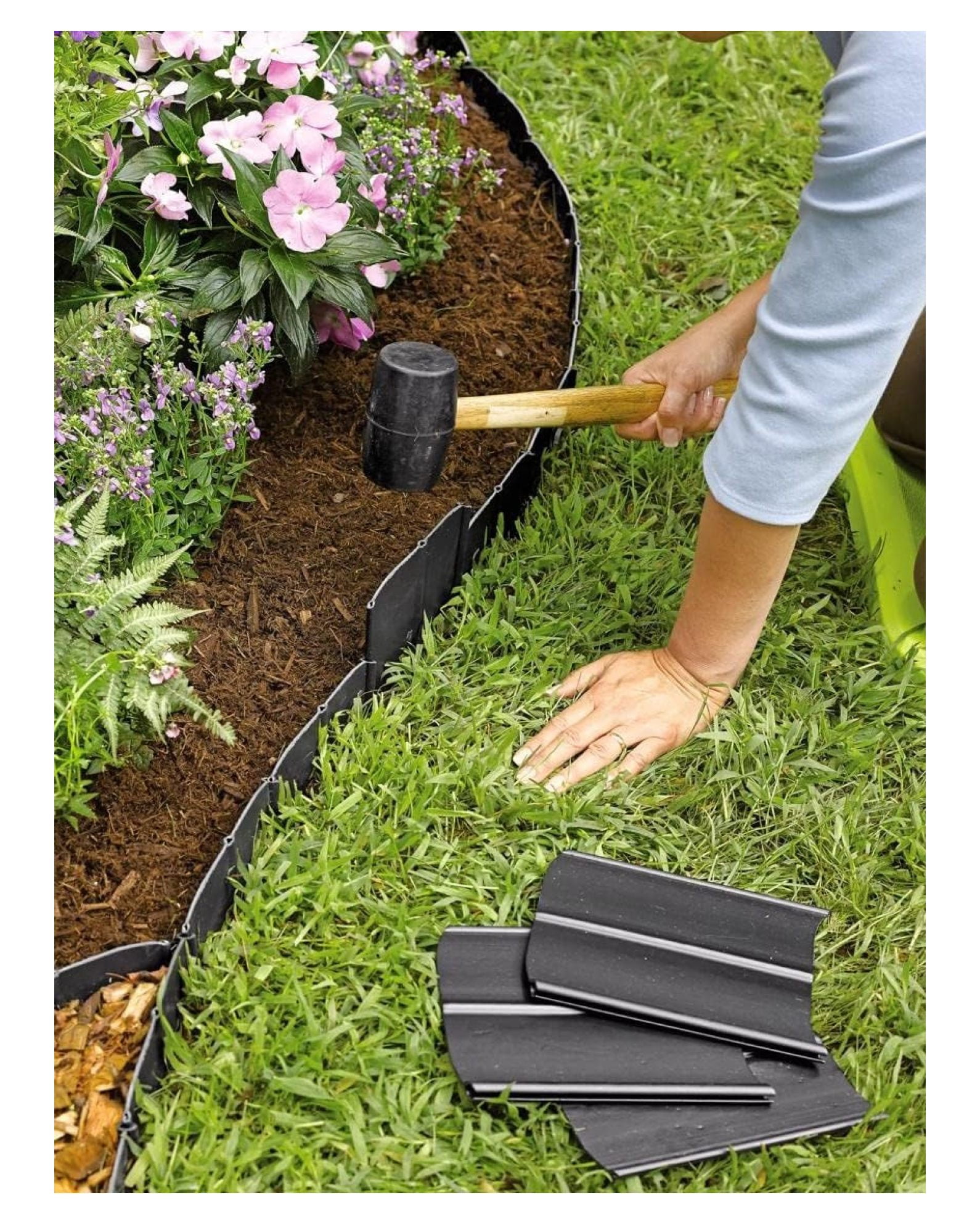 Gardeners Supply Company Easy Landscape Edging Kit Pound in Landscape