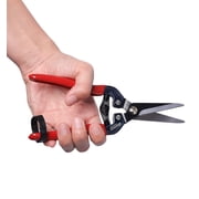Gardeness Straight SK5 Steel Pruning Shear Garden Scissor Flower Leaf Trimmer Floral Fruits Picking Ultra Sharp Gardening Snips Bonsai Cutter Durable Effort-saving Clippers, Hand Pruners