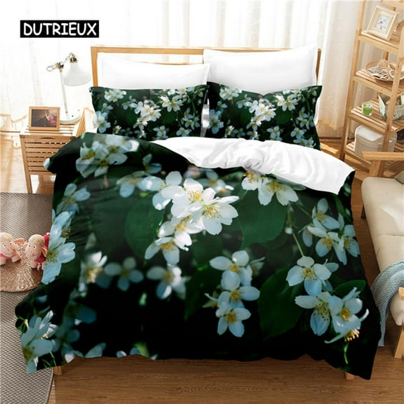 Gardenia Bedding Set Duvet Cover Set 3d Bedding Digital Printing Bed Linen Size Bedding Set Fashion Design