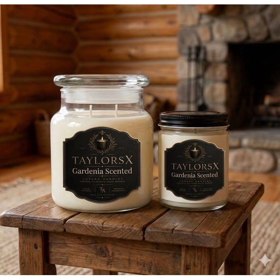Gardenia Scented Candles (6Ounces)
