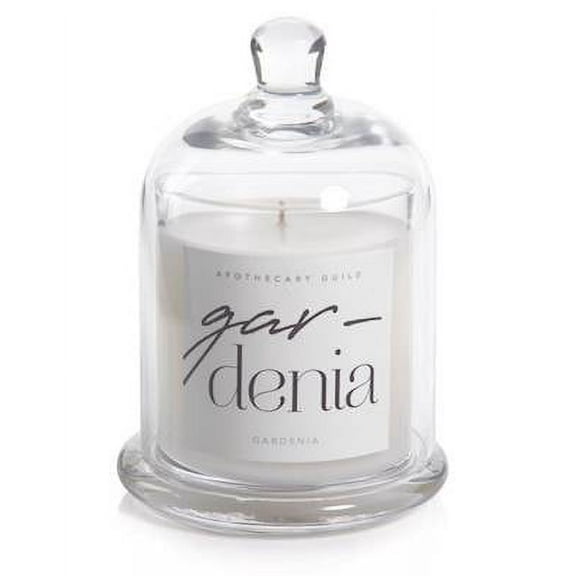 Gardenia Zodax Apothecary Guild 10 Ounce Scented Jar Candle with Dome