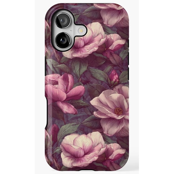 Gardenias Birth Flower Pattern Birthday Gift Phone Case for iPhone 17 16 15 14 13 12 11 Pro Max