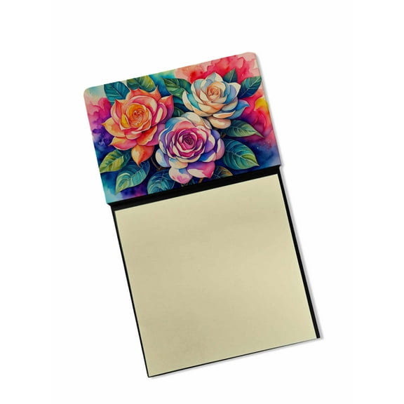 Gardenias in Color Sticky Note Holder 3.25 in x 5.25 in