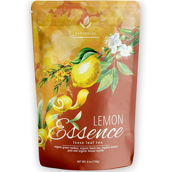 Gardenika Organic Rooibos Citrus Black Tea, Loose Leaf, 4 oz (114g)