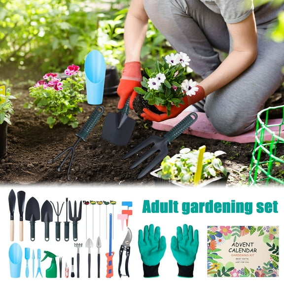 Gardening Advent Calendar Set Christmas Gifts Practical Tools For Pruning Tilling Watering Decoration 2025 3D Stereo Design For Garden Enthusiasts