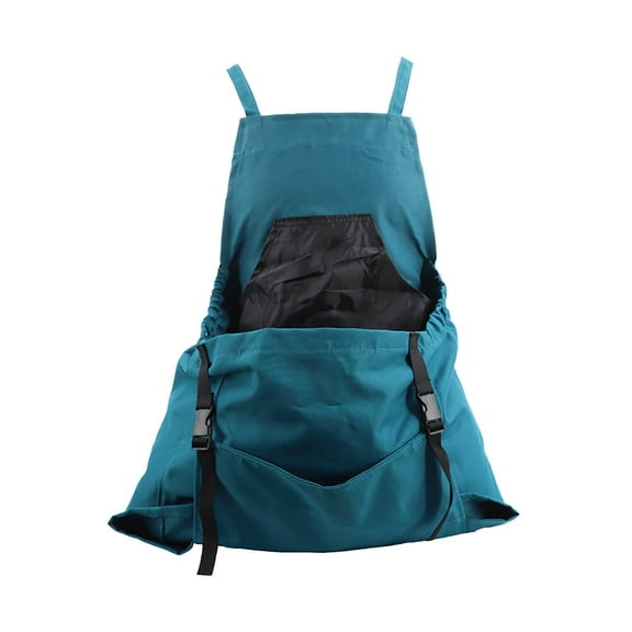 Gardening Apron with Pockets, Multi-Purpose Garden Picking Apron, Heavy Duty Canvas with Bottom Release Pocket, Comfortable Straps for Vegetable Foraging and Harvesting