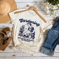 thumbnail image 1 of Gardening Because Murder Is Wrong T-Shirt, Vintage Funny Tee, 1 of 6