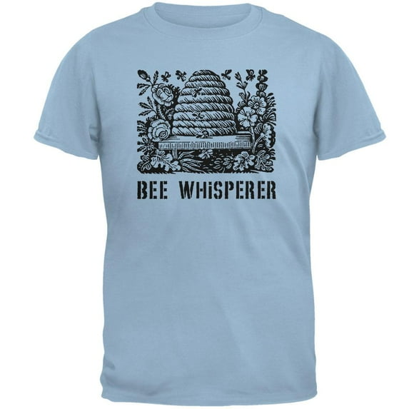 Gardening Beekeeper Bee Whisperer Mens T Shirt Light Blue LG