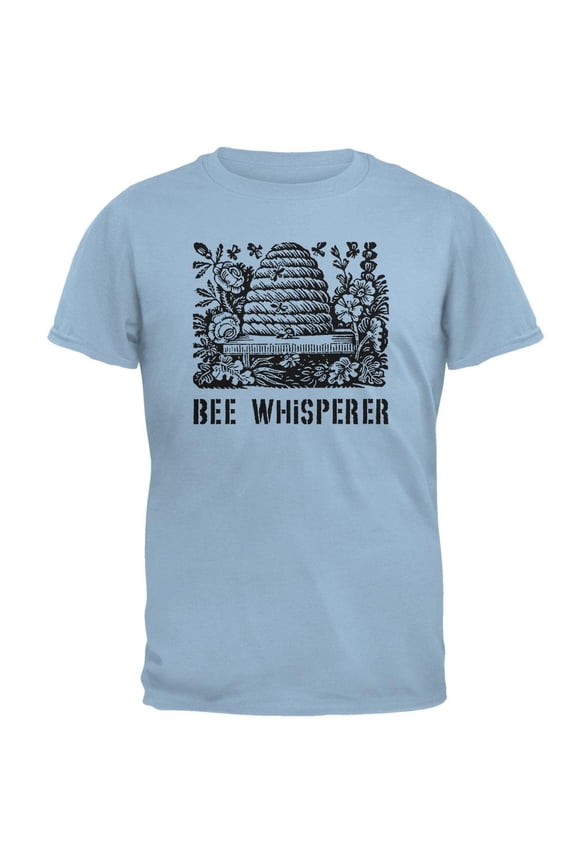 Gardening Beekeeper Bee Whisperer Mens T Shirt Light Blue X-LG