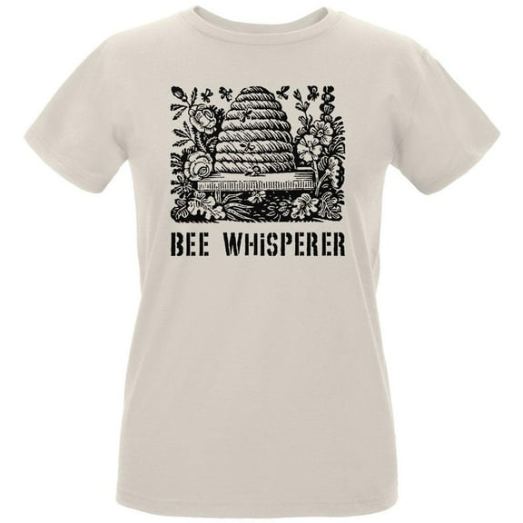 Gardening Beekeeper Bee Whisperer Womens T Shirt Natural MD