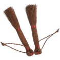 thumbnail image 1 of Raindrops Handheld Broom Palm Fiber 1 Pair For Bonsai Enthusiasts Garden Pot Cleaning 5.3X1.2X1.2In, 1 of 6