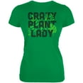 thumbnail image 1 of Gardening Crazy Plant Lady Juniors Soft T Shirt Irish Green SM, 1 of 1