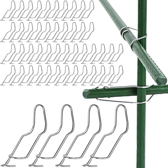 Gardening Essentials 50 Plant Rod Connectors Trellis Stakes for Stability