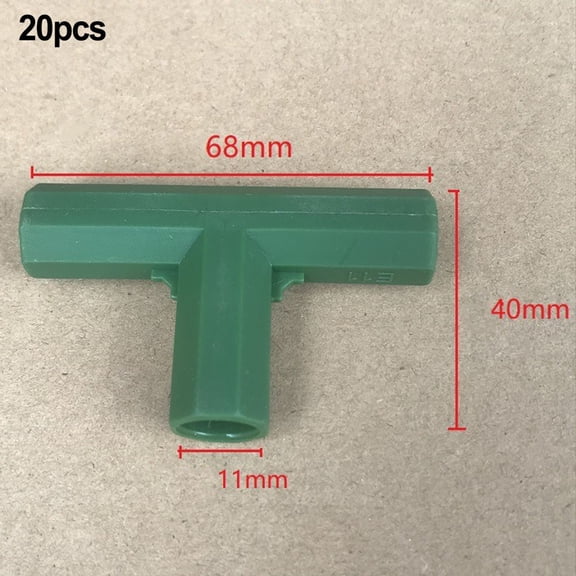 Gardening Frame Support Connector Greenhouse Support Fixed Connector Plant Climbing Pergola Fixed Bracket Joints Plastic Clip